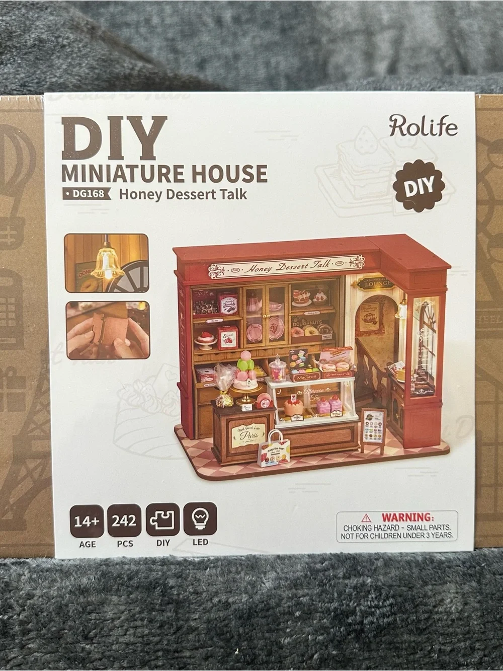 New & Sealed! Rolife DIY - Honey Dessert Talk (Miniature House DG168)